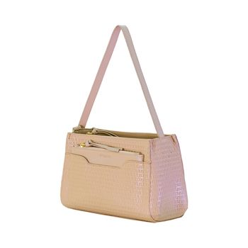 Bolsa-Tiracolo-Nude-Texturizada-|-Comfort-Tamanho--M----Cor--NUDE-0